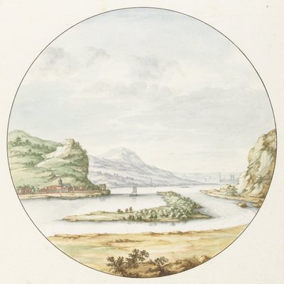 Widok na Ren w Hammerstein autorstwa Jan van Call (I)