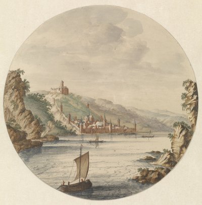 Widok na miasto Bacharach autorstwa Jan van Call (I)