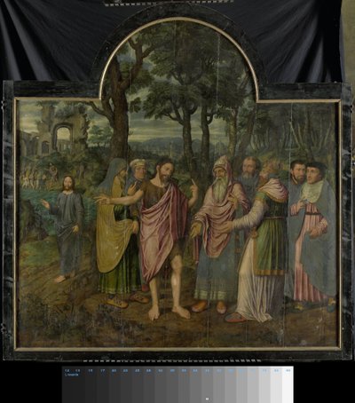 Tryptyk ze scenami z życia św. Jana Chrzciciela autorstwa Jan van Coninxloo (II)
