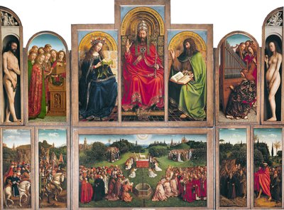 Ołtarz Gandawski autorstwa Jan van Eyck