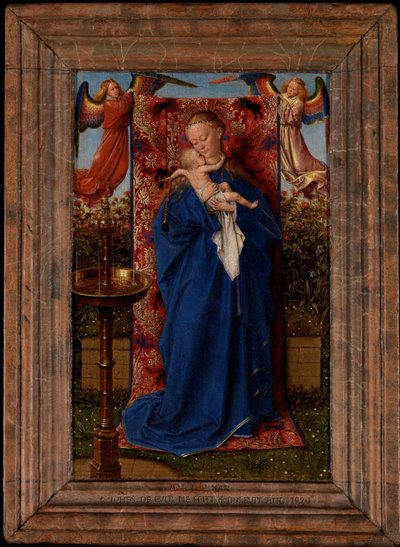 Madonna z Dzieciątkiem przy fontannie autorstwa Jan van Eyck