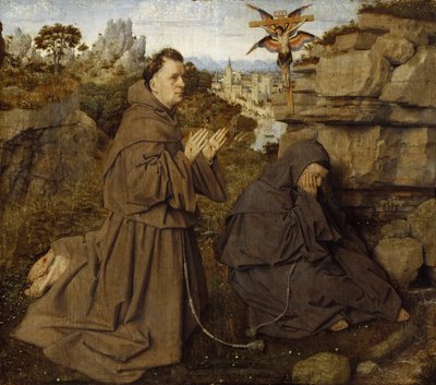 Stygmaty św. Franciszka z Asyżu, ok. 1430. autorstwa Jan van Eyck