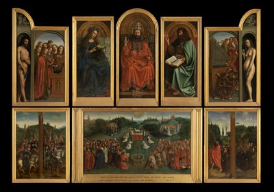 Adoracja Baranka autorstwa Jan van Eyck