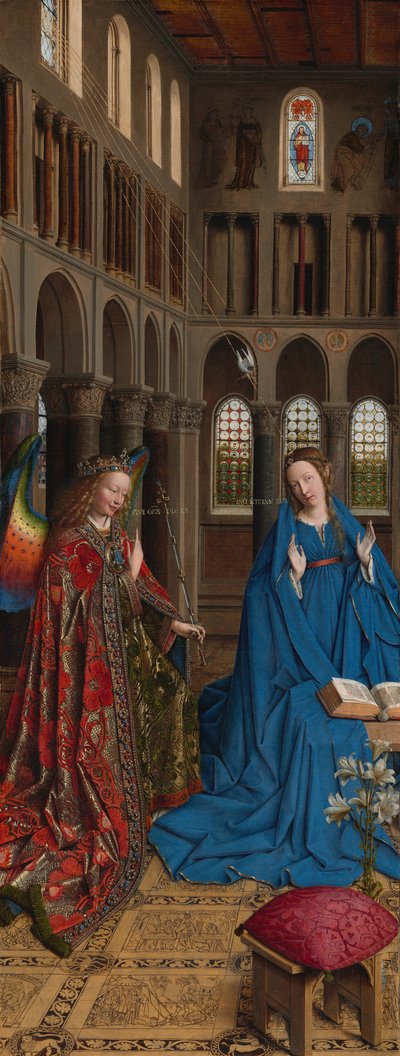 Zwiastowanie autorstwa Jan van Eyck