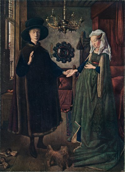 Portret Arnolfini, 1434, 1904 autorstwa Jan van Eyck