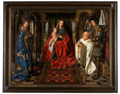 Dziewica z Dzieciątkiem z kanonikiem Jorisem van der Paele autorstwa Jan van Eyck