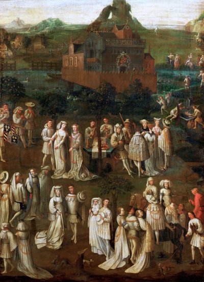 Małżeństwo Filipa Dobrego z Izabelą Portugalską w styczniu 1430 r autorstwa Jan van Eyck