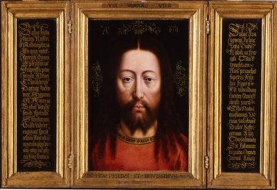 Tryptyk: Chrystus jako Salvator Mundi autorstwa Jan van Eyck
