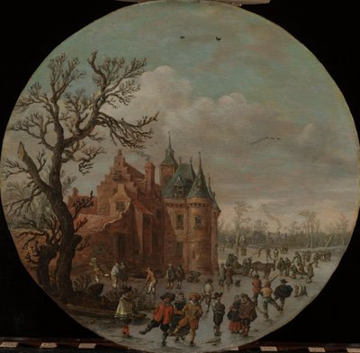 Zima autorstwa Jan van Goyen (signed by artist)