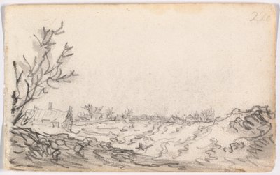 Krajobraz wydmowy autorstwa Jan van Goyen