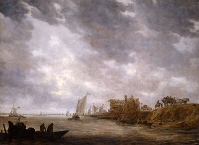 Scena rzeczna, 1642. autorstwa Jan van Goyen