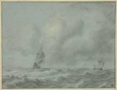 Łodzie na Oceanie autorstwa Jan van Goyen