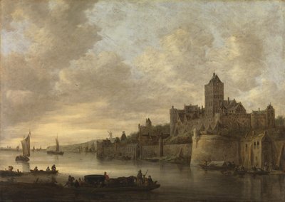 Der Valkhof w Nijmegen autorstwa Jan van Goyen