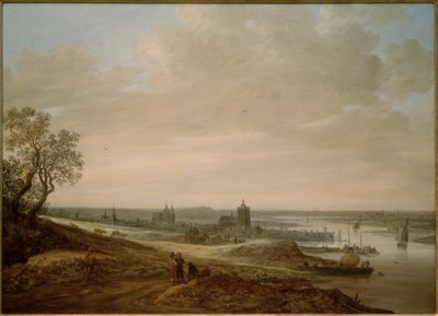 Panoramiczny krajobraz z widokiem na Arnhem autorstwa Jan van Goyen