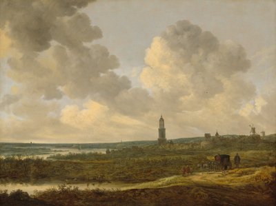 Widok Rhenen, 1646. autorstwa Jan van Goyen