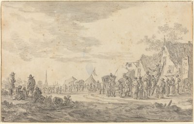 Jarmark Wiejski autorstwa Jan van Goyen