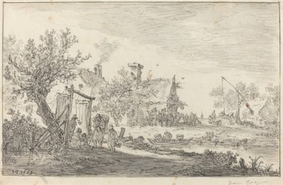 Przydrożny zajazd autorstwa Jan van Goyen