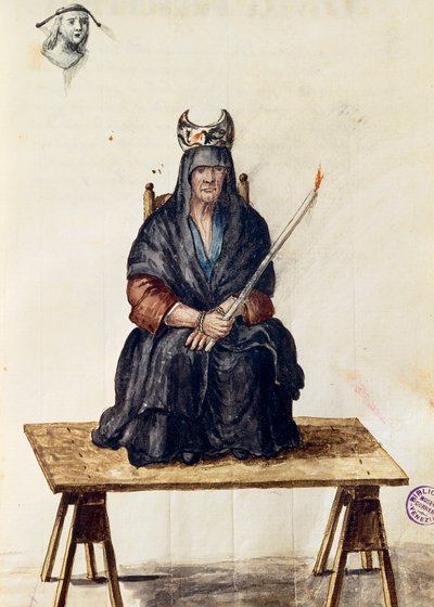 Czarodziejka, ilustracja z Gli Habiti de