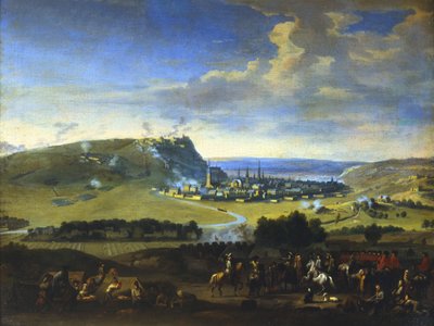 „Oblężenie Namur”, scena przed ostatecznym atakiem, 5 sierpnia 1695 autorstwa Jan van Huchtenburg