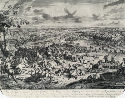 Sceny bitewne z: Dumont et Rousset, Histoire militaire du Prince Eugene (1663-1736), seria ośmiu rycin autorstwa Jan van Huchtenburgh