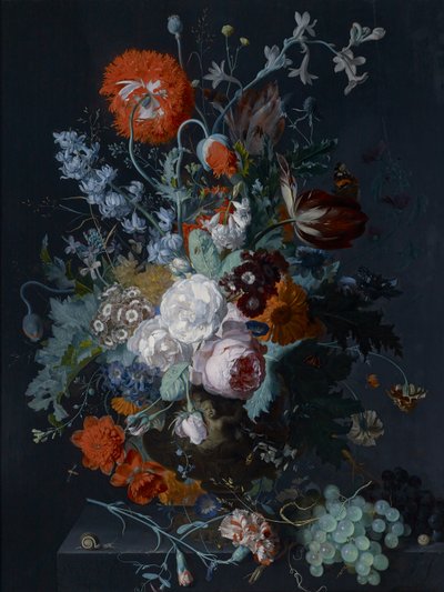 Martwa natura z kwiatów i owoców, ok. 1715 autorstwa Jan van Huysum