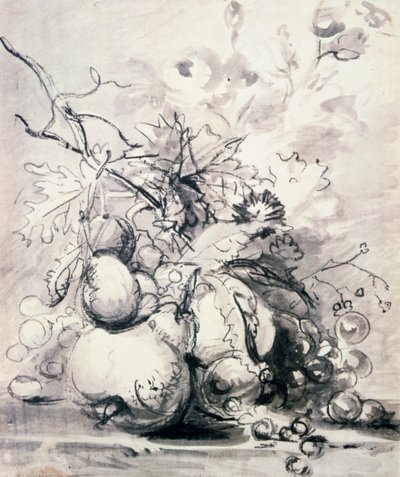 Martwa natura z owoców, 1700 - 1749. autorstwa Jan van Huysum