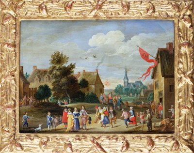 Szlachta w wiejskim Kermesse autorstwa Jan van Kessel