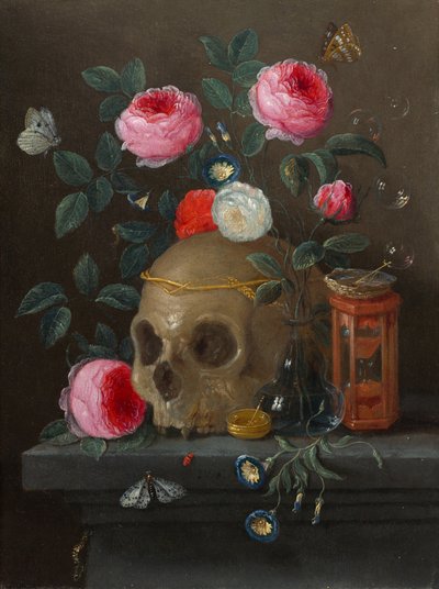 próżność martwa natura, ok. 16651670. autorstwa Jan van Kessel