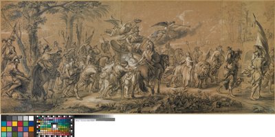 Holenderski: gloryfikacja Marsa autorstwa Jan van Orley