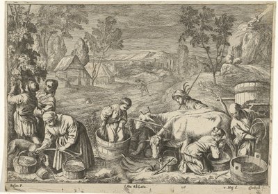 Jesień Cztery pory roku (tytuł serii) autorstwa Jan van Ossenbeeck