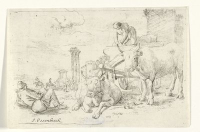 Ossenkar autorstwa Jan van Ossenbeeck