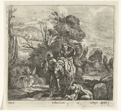 Lot do Egiptu autorstwa Jan van Ossenbeeck