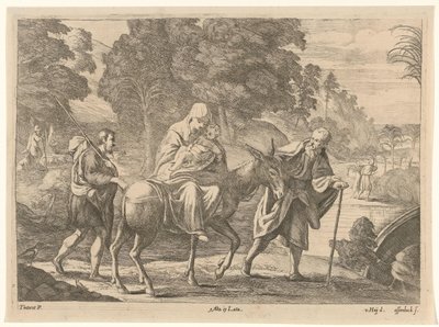 Lot do Egiptu autorstwa Jan van Ossenbeeck