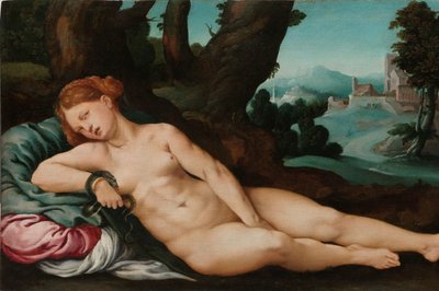 Umierająca Kleopatra autorstwa Jan van Scorel (attributed to)