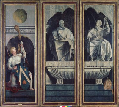 Anioł przedstawiający św. autorstwa Jan van Scorel