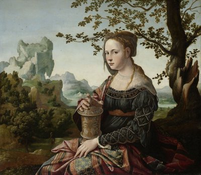 Maria Magdalena, ok. 1530 (olej na desce) autorstwa Jan van Scorel