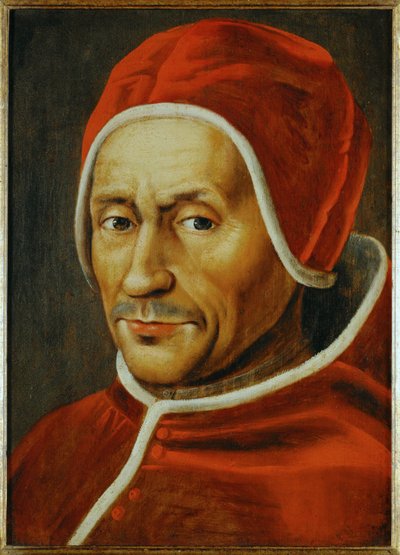 Papież Hadrian VI ... (obraz na drewnie) autorstwa Jan van Scorel