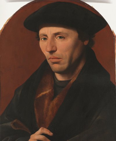Portret obywatela Haarlemu Portret mężczyzny autorstwa Jan van Scorel