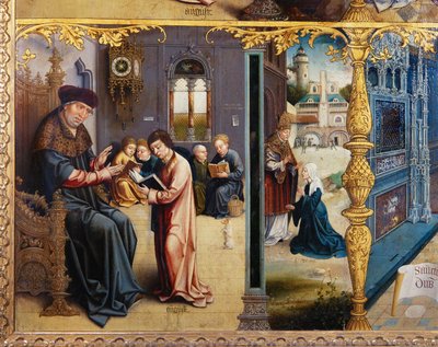 Ołtarz świętego Augustyna autorstwa Jan van Scorel