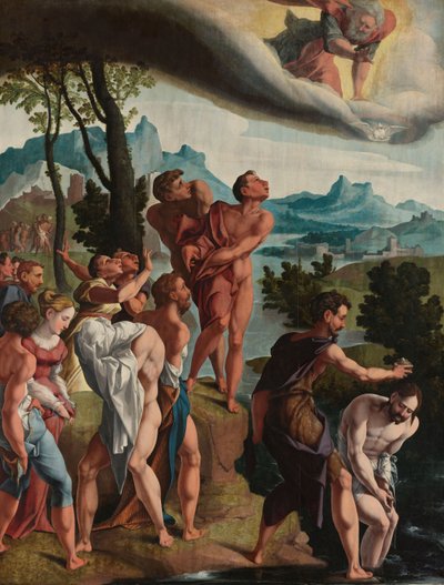 Chrzest Chrystusa autorstwa Jan van Scorel