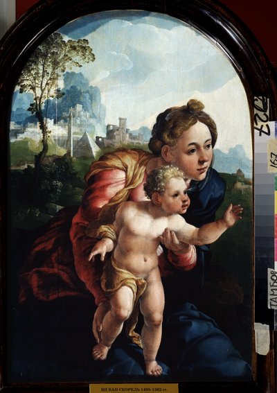 Dziewica z Dzieciątkiem, 1530 autorstwa Jan van Scorel