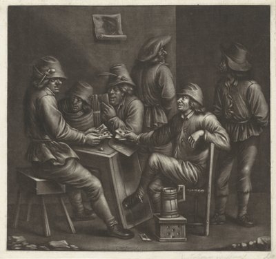 gracze w karty autorstwa Jan van Somer
