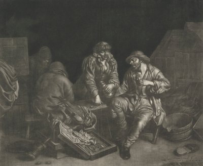 Gracze Tric-trac autorstwa Jan van Somer
