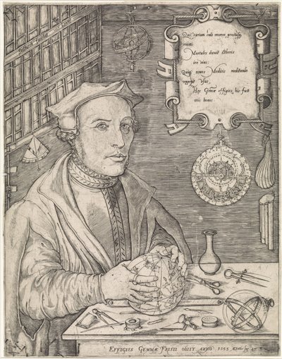 Portret van Gemmy Frisiusa autorstwa Jan van Stalburch