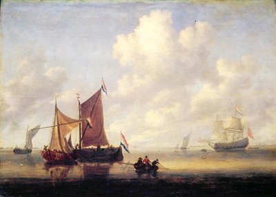 Pejzaż morski autorstwa Jan van de Capelle or Cappelle