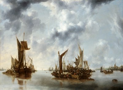 „Spokój”, 1654 autorstwa Jan van de Cappelle