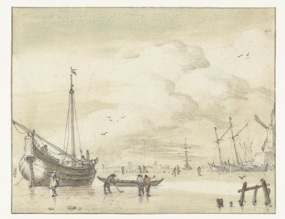 zimowa twarz autorstwa Jan van de Cappelle