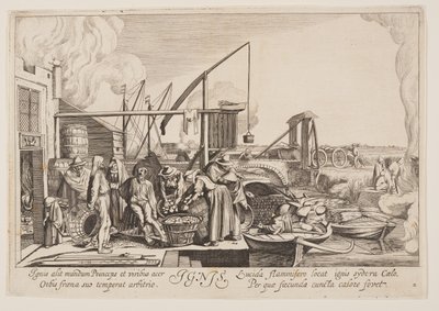 Ogień, z książki Cztery żywioły autorstwa Jan van de Velde II