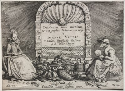 Dwanaście miesięcy autorstwa Jan van de Velde II