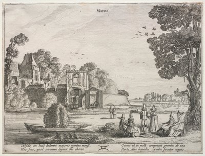 Dwanaście miesięcy: maj autorstwa Jan van de Velde II